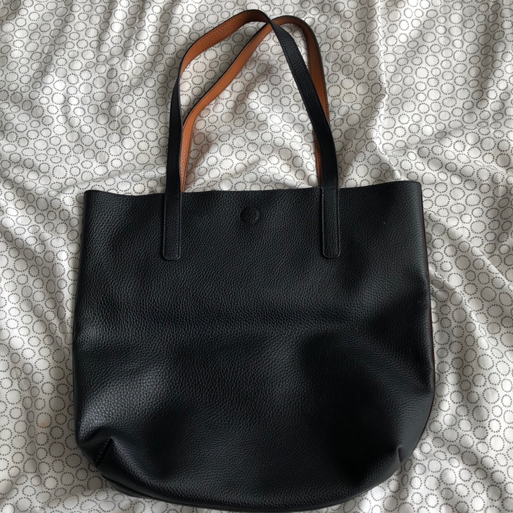 Reversible Leather Tote from GAP